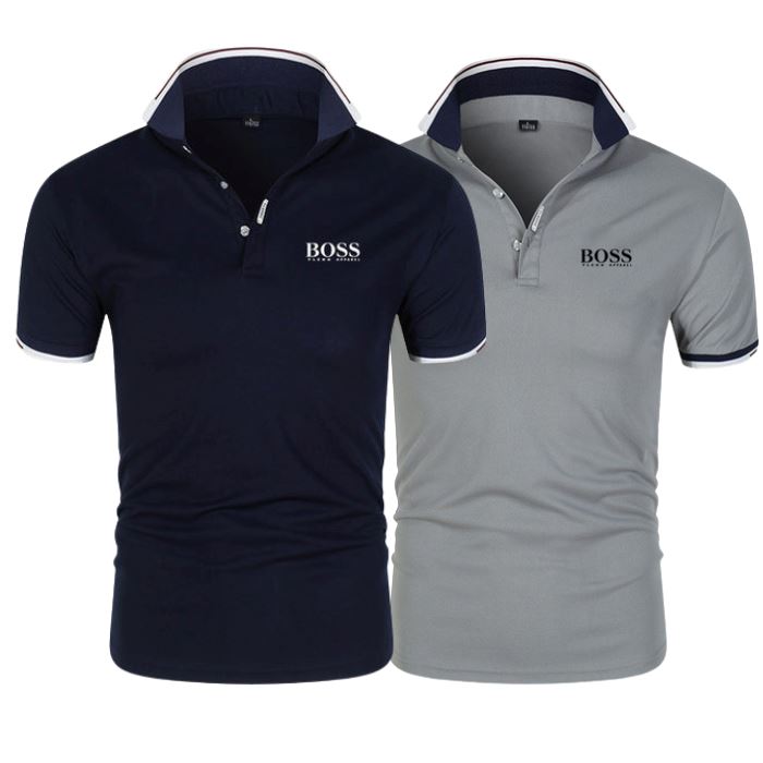 [KOOP 1, KRIJG 2] 2-pack Essential Boss poloshirts 